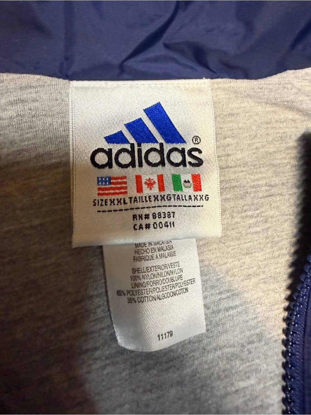adidas lightweight zip